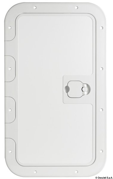 Portello esterno bianco 350 x 600 mm - 20.302.00
